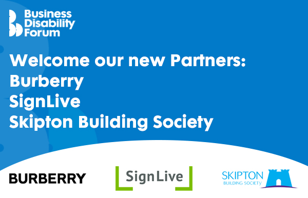 Welcome our new Partners: Burberry, SignLive and Skipton Building Society (with logos)