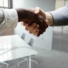 Handshake closeup